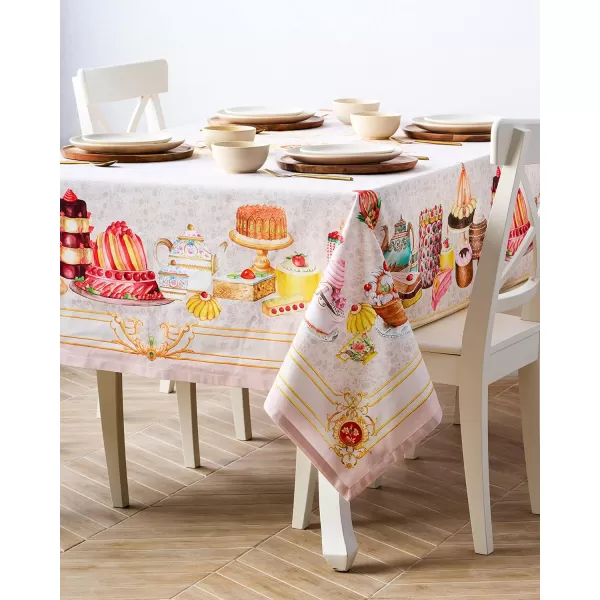 Maison d Hermine Table Cover 100 Combed Cotton Premium Decorative Tablecloth 70x108 Rectangle Tablecloths Washable for Dining Home Wedding Banquet Buffet  Pastries70x90 Table Cloth Pastries