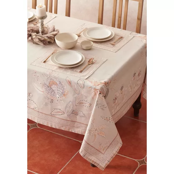 Maison d Hermine Table Cover 100 Combed Cotton Premium Decorative Tablecloth 70x108 Rectangle Tablecloths Washable for Dining Home Wedding Banquet Buffet  Pastries70x140 Table Cloth Society Florals