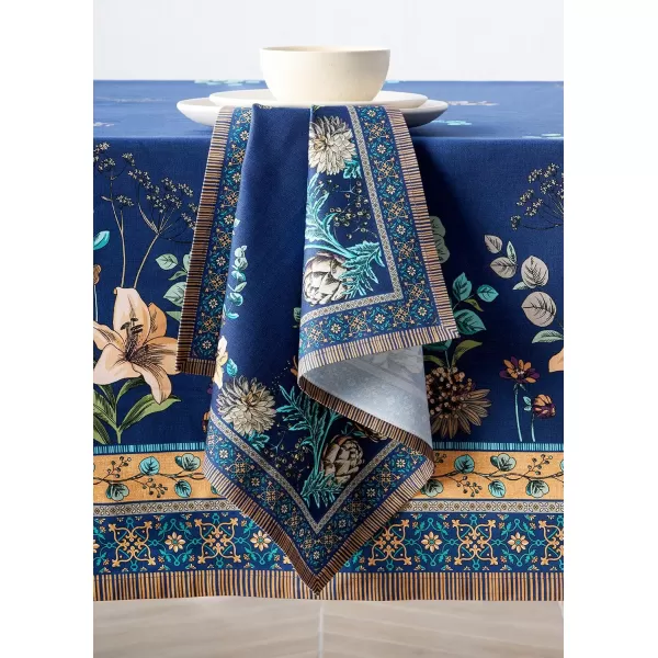 Maison d Hermine Table Cover 100 Combed Cotton Premium Decorative Tablecloth 70x108 Rectangle Tablecloths Washable for Dining Home Wedding Banquet Buffet  Pastries20x20 Napkins Artichoke