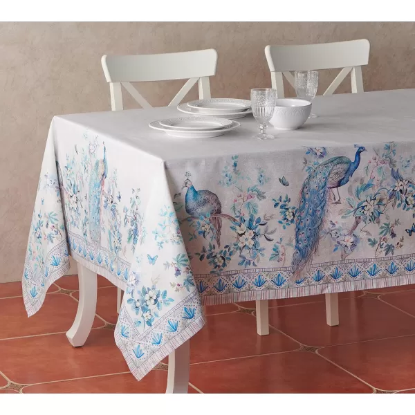 Maison d Hermine Table Cover 100 Combed Cotton Premium Decorative Tablecloth 70x108 Rectangle Tablecloths Washable for Dining Home Wedding Banquet Buffet  Pastries70x90 Table Cloth Peacock Utopia