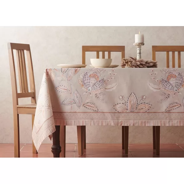 Maison d Hermine Table Cover 100 Combed Cotton Premium Decorative Tablecloth 70x108 Rectangle Tablecloths Washable for Dining Home Wedding Banquet Buffet  Pastries70x108 Table Cloth Society Florals