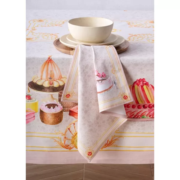 Maison d Hermine Table Cover 100 Combed Cotton Premium Decorative Tablecloth 70x108 Rectangle Tablecloths Washable for Dining Home Wedding Banquet Buffet  Pastries20x20 Napkins Pastries