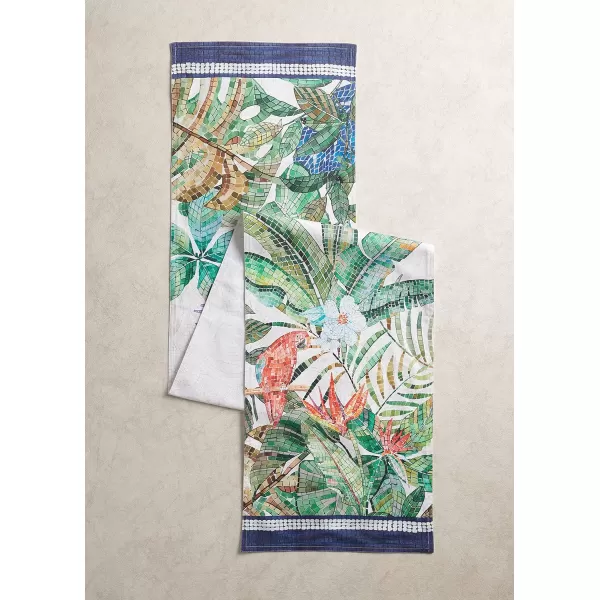 Maison d Hermine Table Cover 100 Combed Cotton Premium Decorative Tablecloth 70x108 Rectangle Tablecloths Washable for Dining Home Wedding Banquet Buffet  Pastries1450x108 Table Runner Mosaic