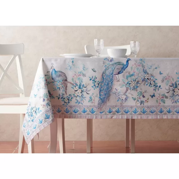 Maison d Hermine Table Cover 100 Combed Cotton Premium Decorative Tablecloth 70x108 Rectangle Tablecloths Washable for Dining Home Wedding Banquet Buffet  Pastries70x108 Table Cloth Peacock Utopia