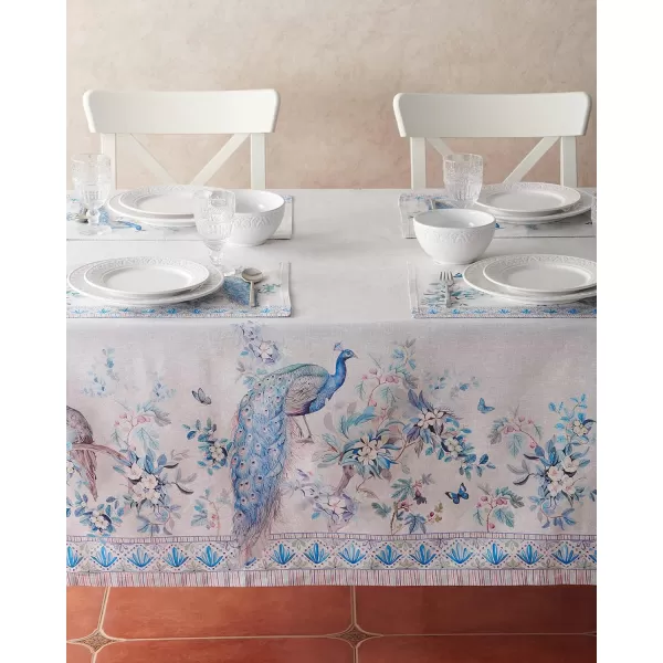 Maison d Hermine Table Cover 100 Combed Cotton Premium Decorative Tablecloth 70x108 Rectangle Tablecloths Washable for Dining Home Wedding Banquet Buffet  Pastries70x120 Table Cloth Peacock Utopia