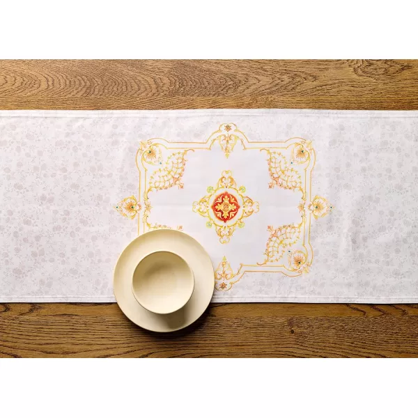 Maison d Hermine Table Cover 100 Combed Cotton Premium Decorative Tablecloth 70x108 Rectangle Tablecloths Washable for Dining Home Wedding Banquet Buffet  Pastries1450x108 Table Runner Pastries