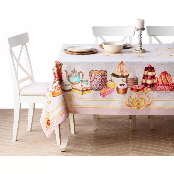 Maison d Hermine Table Cover 100 Combed Cotton Premium Decorative Tablecloth 70x108 Rectangle Tablecloths Washable for Dining Home Wedding Banquet Buffet  Pastries70x90 Table Cloth Pastries