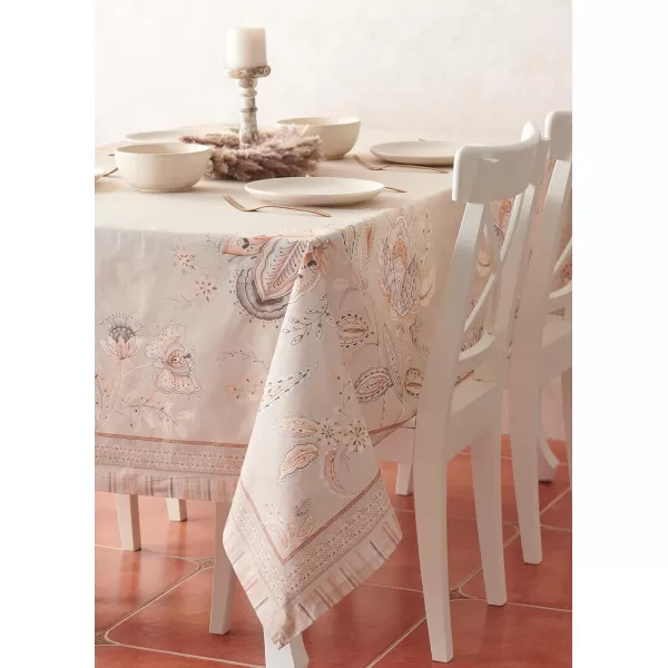 Maison d Hermine Table Cover 100 Combed Cotton Premium Decorative Tablecloth 70x108 Rectangle Tablecloths Washable for Dining Home Wedding Banquet Buffet  Pastries70x140 Table Cloth Society Florals