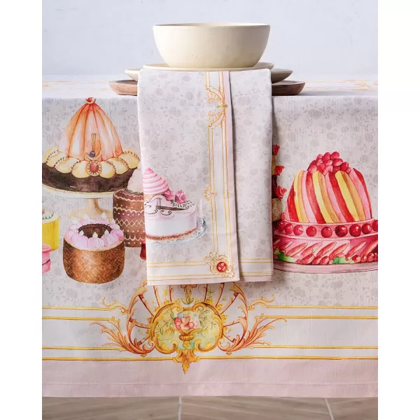 Maison d Hermine Table Cover 100 Combed Cotton Premium Decorative Tablecloth 70x108 Rectangle Tablecloths Washable for Dining Home Wedding Banquet Buffet  Pastries20x20 Napkins Pastries