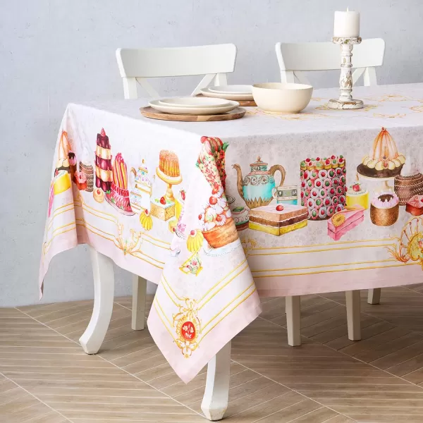 Maison d Hermine Table Cover 100 Combed Cotton Premium Decorative Tablecloth 70x108 Rectangle Tablecloths Washable for Dining Home Wedding Banquet Buffet  Pastries70x90 Table Cloth Pastries