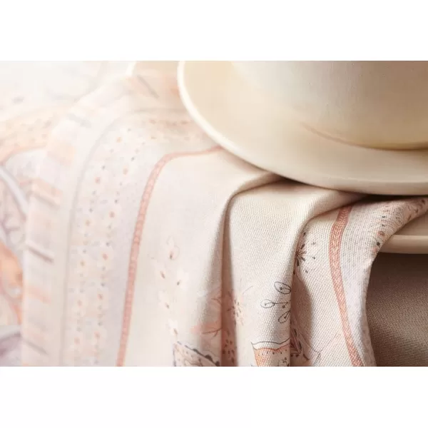 Maison d Hermine Table Cover 100 Combed Cotton Premium Decorative Tablecloth 70x108 Rectangle Tablecloths Washable for Dining Home Wedding Banquet Buffet  Pastries20x20 Napkins Society Florals