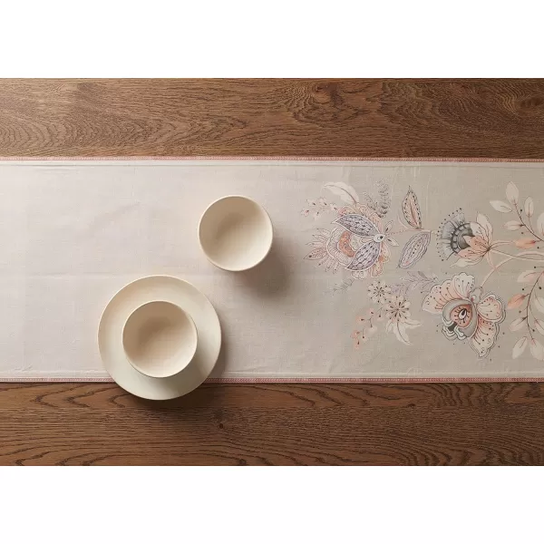 Maison d Hermine Table Cover 100 Combed Cotton Premium Decorative Tablecloth 70x108 Rectangle Tablecloths Washable for Dining Home Wedding Banquet Buffet  Pastries1450x72 Table Runner Society Florals