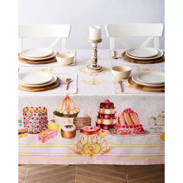 Maison d Hermine Table Cover 100 Combed Cotton Premium Decorative Tablecloth 70x108 Rectangle Tablecloths Washable for Dining Home Wedding Banquet Buffet  Pastries70x90 Table Cloth Pastries