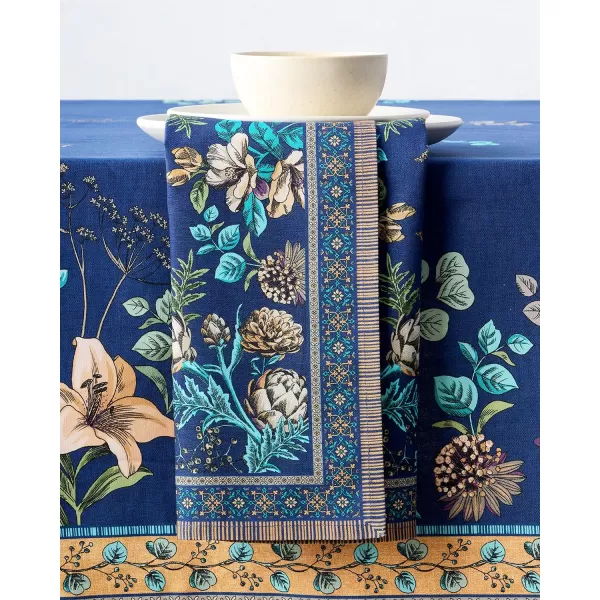Maison d Hermine Table Cover 100 Combed Cotton Premium Decorative Tablecloth 70x108 Rectangle Tablecloths Washable for Dining Home Wedding Banquet Buffet  Pastries20x20 Napkins Artichoke