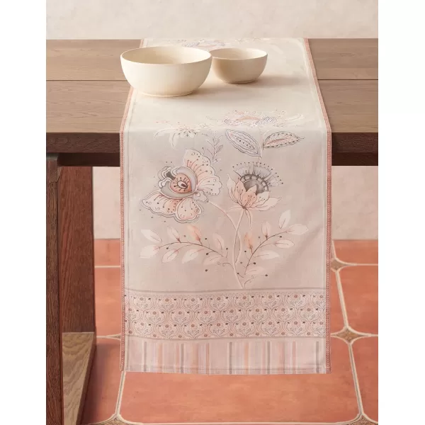 Maison d Hermine Table Cover 100 Combed Cotton Premium Decorative Tablecloth 70x108 Rectangle Tablecloths Washable for Dining Home Wedding Banquet Buffet  Pastries1450x72 Table Runner Society Florals