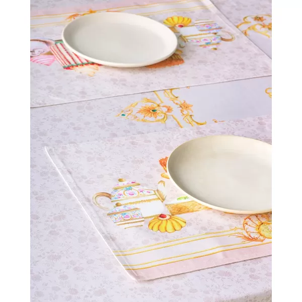 Maison d Hermine Table Cover 100 Combed Cotton Premium Decorative Tablecloth 70x108 Rectangle Tablecloths Washable for Dining Home Wedding Banquet Buffet  Pastries13x19 Placemats Pastries