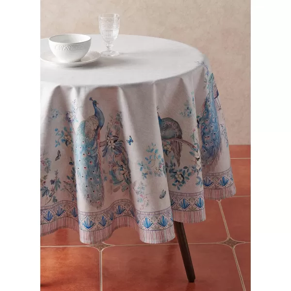 Maison d Hermine Table Cover 100 Combed Cotton Premium Decorative Tablecloth 70x108 Rectangle Tablecloths Washable for Dining Home Wedding Banquet Buffet  Pastries70 Diameter Table Cloth Peacock Utopia