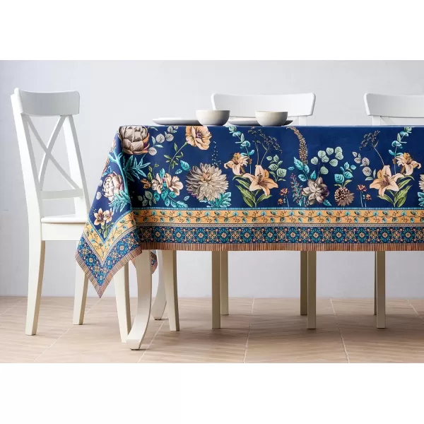 Maison d Hermine Table Cover 100 Combed Cotton Premium Decorative Tablecloth 70x108 Rectangle Tablecloths Washable for Dining Home Wedding Banquet Buffet  Pastries70x108 Table Cloth Artichoke