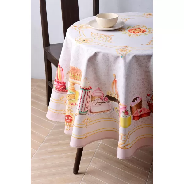 Maison d Hermine Table Cover 100 Combed Cotton Premium Decorative Tablecloth 70x108 Rectangle Tablecloths Washable for Dining Home Wedding Banquet Buffet  Pastries70 Diameter Table Cloth Pastries