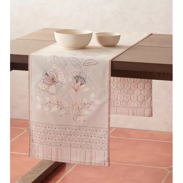 Maison d Hermine Table Cover 100 Combed Cotton Premium Decorative Tablecloth 70x108 Rectangle Tablecloths Washable for Dining Home Wedding Banquet Buffet  Pastries1450x72 Table Runner Society Florals