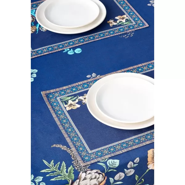 Maison d Hermine Table Cover 100 Combed Cotton Premium Decorative Tablecloth 70x108 Rectangle Tablecloths Washable for Dining Home Wedding Banquet Buffet  Pastries13x19 Placemats Artichoke