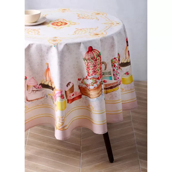 Maison d Hermine Table Cover 100 Combed Cotton Premium Decorative Tablecloth 70x108 Rectangle Tablecloths Washable for Dining Home Wedding Banquet Buffet  Pastries70 Diameter Table Cloth Pastries