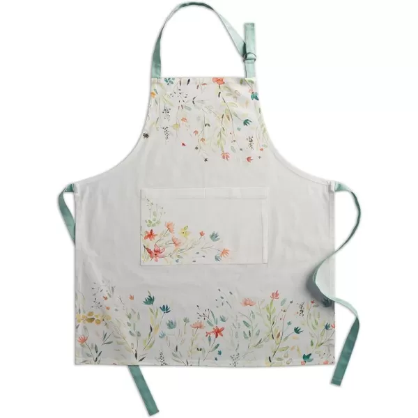 Maison d Hermine 100 Cotton Kitchen Apron with an Adjustable Neck with Long Ties for Women Men Chef01  Colmar