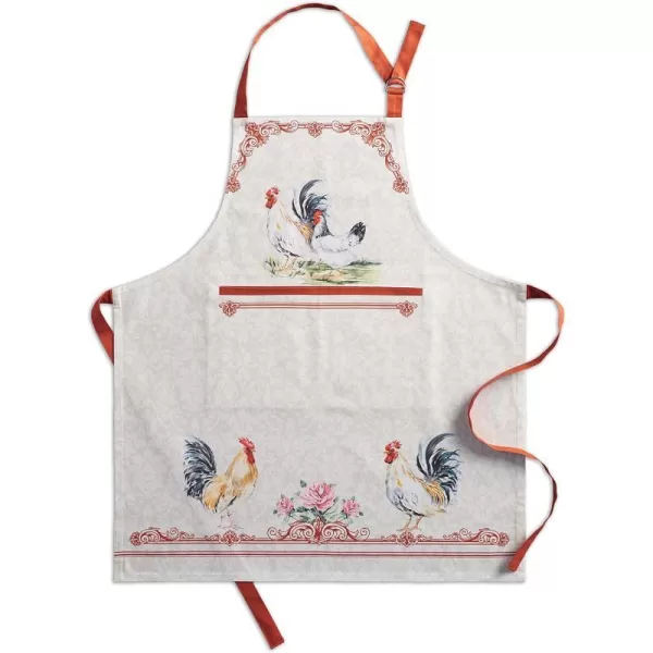 Maison d Hermine 100 Cotton Kitchen Apron with an Adjustable Neck with Long Ties for Women Men Chef02  Campagne