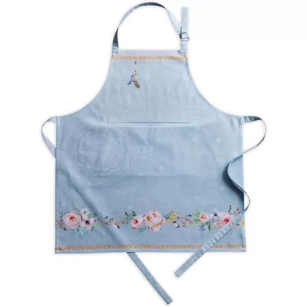 Maison d Hermine 100 Cotton Kitchen Apron with an Adjustable Neck with Long Ties for Women Men Chef17  Ibiza