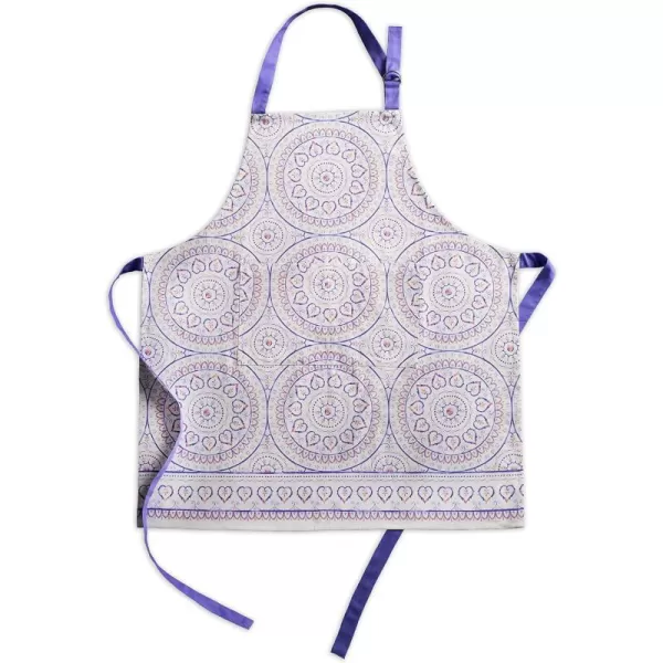 Maison d Hermine 100 Cotton Kitchen Apron with an Adjustable Neck with Long Ties for Women Men Chef42  Mandala