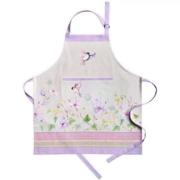 Maison d Hermine 100 Cotton Kitchen Apron with an Adjustable Neck with Long Ties for Women Men Chef50  Magnolia Mornings