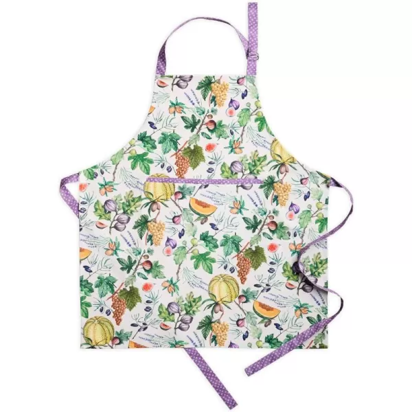 Maison d Hermine Apron 100 Cotton 1 Piece Adjustable Neck Strap Apron with Center Pocket for Home Kitchen  SpringSummer31  Cavaillon