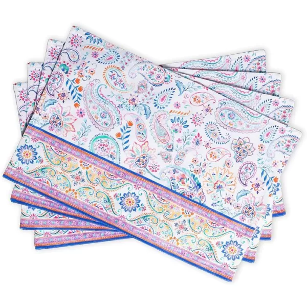 35 - Indian Floral Set of 4