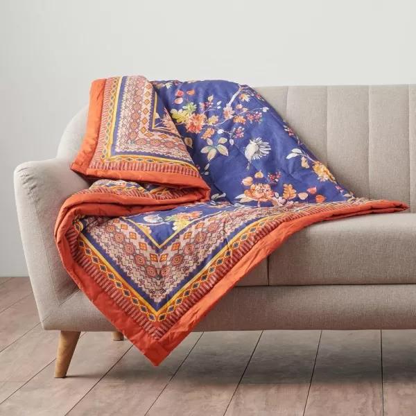 Maison d Hermine Imperfection Cotton Throw Blanket Bohemian Bedding Lightweight and Breathable for Couch Sofa Bed Travel 50x6050x60 15  Kelim