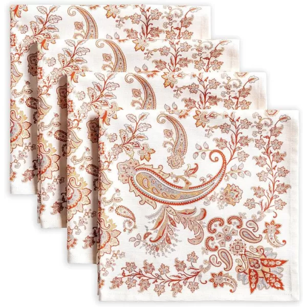 Maison d Hermine Napkin 100 Cotton 20 Inch x 20 Inch Set of 4 Dinner Napkins Decorative Washable Cloth Napkin for Gifts Dining Buffet Party Christmas TraditionThanksgivingChristmas16  Cachemire