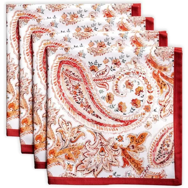 Maison d Hermine Napkin 100 Cotton 20 Inch x 20 Inch Set of 4 Dinner Napkins Decorative Washable Cloth Napkin for Gifts Dining Buffet Party Christmas TraditionThanksgivingChristmas26  Orient