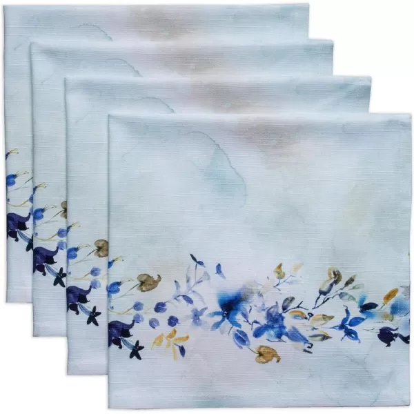 Maison d Hermine Napkins 20x20 100 Cotton Decorative Washable Table Cloth Napkin for Gifts Kitchen Party Wedding Restaurant amp Camping Indian Floral  SpringSummer Set of 432  Lazy Summer Days 20x20