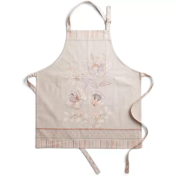 Maison d Hermine Premium 100 Combed Cotton Kitchen Apron with an Adjustable Neck with Long Ties for Women Men ChefSociety Florals