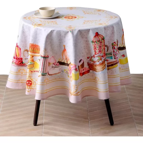 Maison d Hermine Table Cover 100 Combed Cotton Premium Decorative Tablecloth 70x108 Rectangle Tablecloths Washable for Dining Home Wedding Banquet Buffet  Pastries70 Diameter Table Cloth Pastries