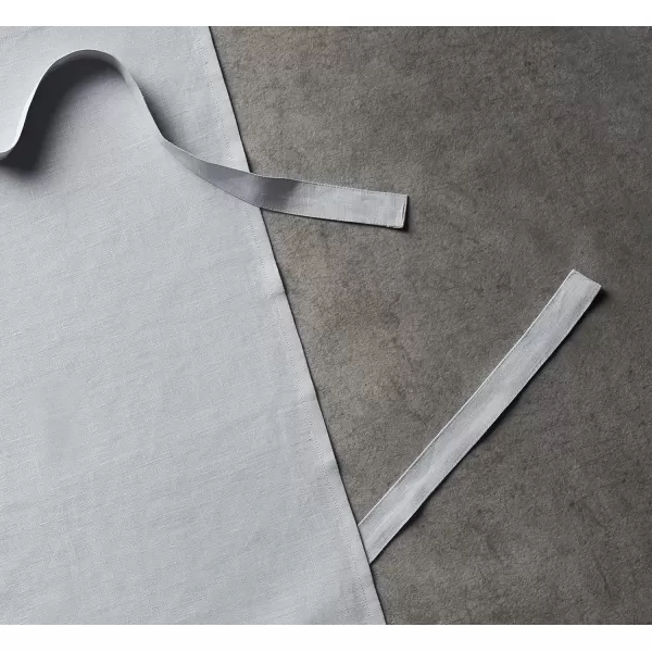 Maison d Hermine 100 Linen Kitchen Apron with an Adjustable Neck with Long Ties for Women Men ChefAvignon  Micro Chip