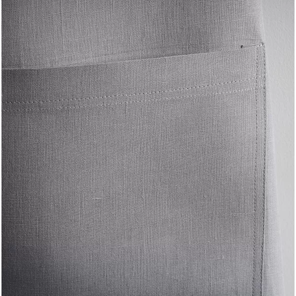 Maison d Hermine 100 Linen Kitchen Apron with an Adjustable Neck with Long Ties for Women Men ChefAvignon  Silver Sconce
