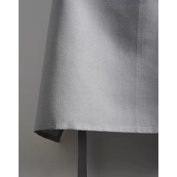 Maison d Hermine 100 Linen Kitchen Apron with an Adjustable Neck with Long Ties for Women Men ChefAvignon  Silver Sconce