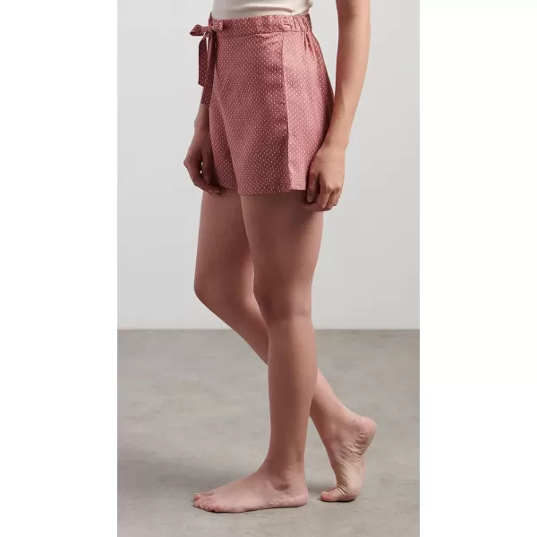 Maison d Hermine 100 Viscose Pants Skirts Shorts High Waist Loungewear for WomenShorts Porcelaine