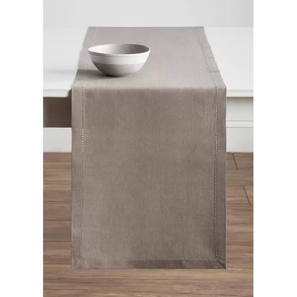 Maison d Hermine Placemats 100 Linen Decorative Cloth Place Mat Washable Dinner Placemat for Holiday Dinner Wedding Baby Shower amp Dining Avignon  Jet Stream Set of 414x36 Table Runner Avignon  Satellite