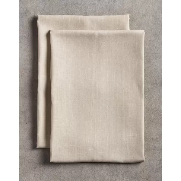 Maison d Hermine Placemats 100 Linen Decorative Cloth Place Mat Washable Dinner Placemat for Holiday Dinner Wedding Baby Shower amp Dining Avignon  Jet Stream Set of 420x2750 Kitchen Towels Avignon  Ancient Scroll