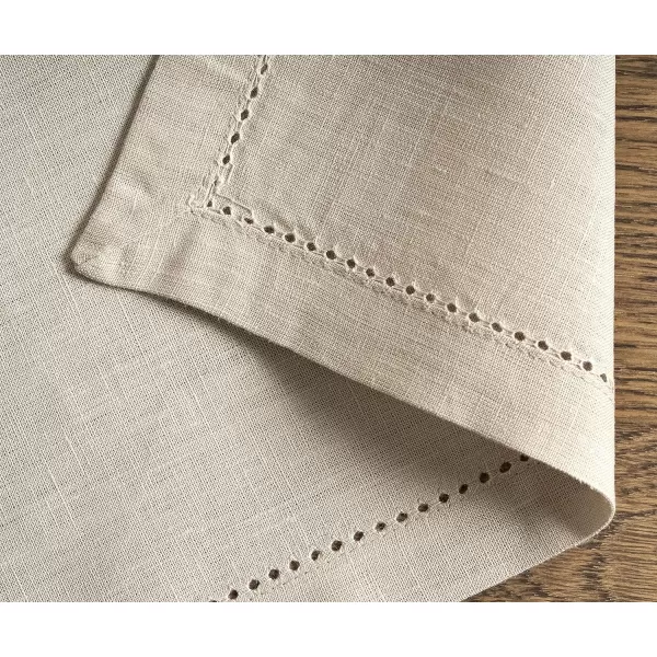 Maison d Hermine Placemats 100 Linen Decorative Cloth Place Mat Washable Dinner Placemat for Holiday Dinner Wedding Baby Shower amp Dining Avignon  Jet Stream Set of 413x19 Placemats Avignon  Ancient Scroll