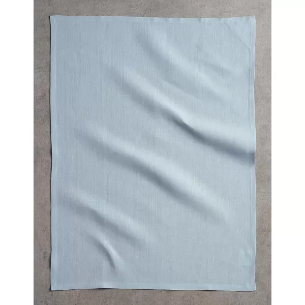 Maison d Hermine Placemats 100 Linen Decorative Cloth Place Mat Washable Dinner Placemat for Holiday Dinner Wedding Baby Shower amp Dining Avignon  Jet Stream Set of 420x2750 Kitchen Towels Avignon  Niagara Mist