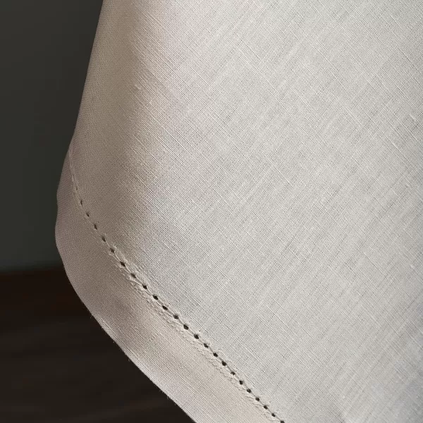 Maison d Hermine Placemats 100 Linen Decorative Cloth Place Mat Washable Dinner Placemat for Holiday Dinner Wedding Baby Shower amp Dining Avignon  Jet Stream Set of 420x20 Napkins Avignon  Jet Stream