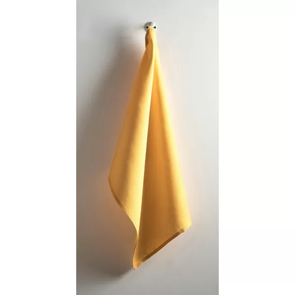 Maison d Hermine Placemats 100 Linen Decorative Cloth Place Mat Washable Dinner Placemat for Holiday Dinner Wedding Baby Shower amp Dining Avignon  Jet Stream Set of 420x2750 Kitchen Towels Avignon  Ochre