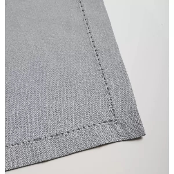Maison d Hermine Placemats 100 Linen Decorative Cloth Place Mat Washable Dinner Placemat for Holiday Dinner Wedding Baby Shower amp Dining Avignon  Jet Stream Set of 413x19 Placemats Avignon  Silver Sconce